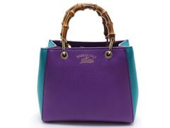 GUCCI グッチ バッグ バンブー ミニショッパー2wayバッグ パープル