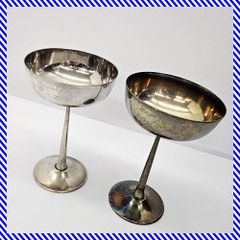 S*a様 メッキ銀杯 2点セット 平安殿 銀P.T メッキ 銀食器 酒器 記念品