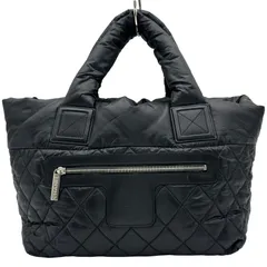 シャネル CHANEL コココクーントートPM A48610 27番台 ブラック ナイロン レディース トートバッグのサムネイル
