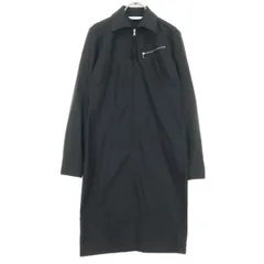 MARELLA マレーラ イタリア製 長袖 ハーフジップ ワンピース 40 ブラック 膝下丈 レディース 古着のサムネイル