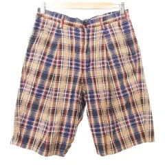ラブレス LOVELESS チェック ハーフパンツ 薄手ショーツ M マルチカラー ■YHS9のサムネイル