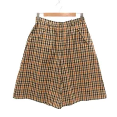 ダックス DAKS ヴィンテージ ハーフパンツ ショート 63 66 チェック柄 ベージュ/NU ■YHS14のサムネイル