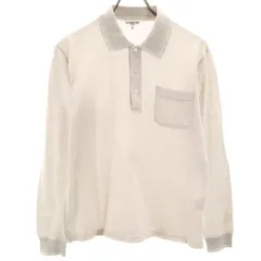 LANVIN SPORT ランバンスポール 日本製 長袖 ポロシャツ 38 グレー メンズ 古着のサムネイル