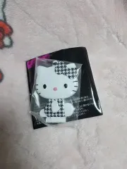 ハローキティ ミラー コレクション キーホルダー (ブラックCHECK)