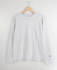 美品* Champion for green label relaxing ◆別注 クルーネック 長袖 スウェット Lサイズ グレー チャンピオン ユナイテッドアローズ /MU23のサムネイル