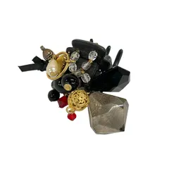 ComplexBIZ(コンプレックスビズ) アクセサリー美品  - 黒×ゴールド×マルチ ヘアクリップのサムネイル