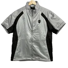 Munsingwear(マンシングウェア) ブルゾン サイズL メンズ美品  - グレー×黒 半袖/中綿/冬のサムネイル