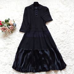 美品 INGEBORG インゲボルグ 総レース ピンタック ピコフリル
