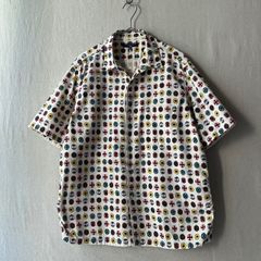 名作 50s STYLE EYES アトミック柄 オープンカラーシャツ 東洋　M 名作 50s STYLE EYES アトミック柄 オープンカラーシャツ 東洋 M