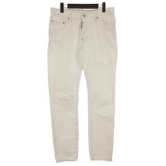 新品・未使用】DSQUARED2 ホワイトデニム スリムフィット - メルカリ