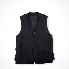 Comoli ヴィスコースリネンハンティングベスト free size - メルカリ