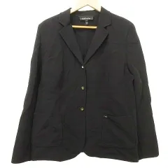 エスカーダ ESCADA シングル ジャケット テーラード 薄手 44 大きいサイズ 黒 ブラックのサムネイル