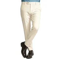 BERWICH ベルウィッチ / SC SLIM スラックス ノータック パンツ 春夏 メンズ ポリエステル ストレッチ オフホワイト イタリア製 439071のサムネイル
