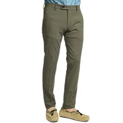 BERWICH ベルウィッチ / SC SLIM スラックス ノータック パンツ 春夏 メンズ ポリアミド ストレッチ カーキグリーン イタリア製 439000のサムネイル