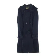 SAINT LAURENT PARIS (サンローランパリ) 13AW 裏地チェック コットンギャバジン トレンチコート ブラック 323875 Y821Bのサムネイル