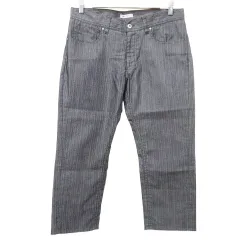 メンズメルローズ MEN'S MELROSE ヘリンボーン テーパード パンツ 4 グレー系 ■YHS12のサムネイル