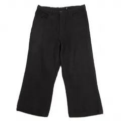 トリココムデギャルソンtricot COMME des GARCONS製品染めカシミヤ混ウールシンチバックパンツ 黒Mのサムネイル