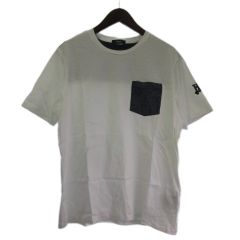 未使用に近い】HERNO ヘルノ Tシャツ 白青 44 S〜M - メルカリ
