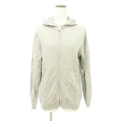 ジョンブル JOHNBULL 美品 エイジング加工 ジップアップ パーカー フーディ 15329J グレーのサムネイル