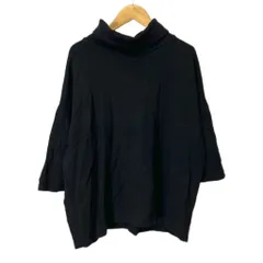 ジェイクルー J.CREW 半袖 カットソー タートルネック Tシャツ XL ブラック ■GY06