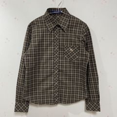 美品 バーバリー Burberry ノバチェック 長袖シャツ ロゴ刺繍 - メルカリ