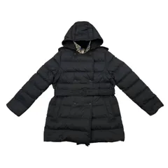 ☆バーバリー ダウンジャケット コート チェック 8110310 1005 Mサイズ ナイロン ブラック BURBERRYのサムネイル