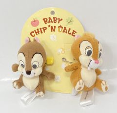 도쿄 디즈니 리조트 봉제 인형 배지 BABY CHIP'N DALE 당시 물건