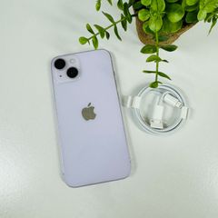 iPhone14 パープル 本体 充電ケーブル - メルカリ
