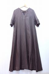 洗濯可】emmi atelier Ecoリネン調ボリューム袖ワンピース M - メルカリ