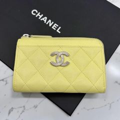極美品 シャネル コインケース キャビアスキン マトラッセ 限定 アート 