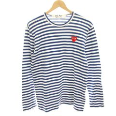 PLAY COMME des GARÇONS 長袖 カットソー ボーダー - メルカリ