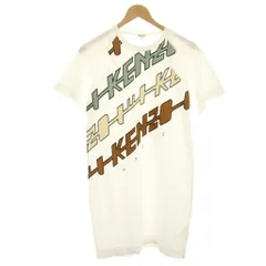 ケンゾー KENZO ロゴプリントTシャツドレス ワンピース ミニ 半袖 S 白 ホワイト /HNのサムネイル