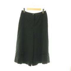 極美品 エムズグレイシー ワイドパンツ クロップド丈 リボン付きパンツ