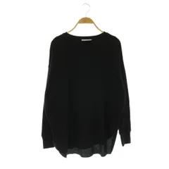 ジャーナルスタンダード レリューム JOURNAL STANDARD relume 25AW TCワッフルオーバーサイズロングスリーブTシャツ カットソー 長袖 F 黒 /HS ■OS