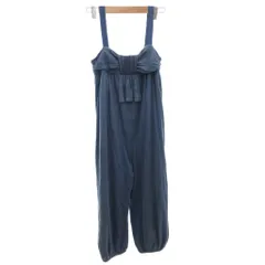 ジルスチュアート JILL STUART リボン サロペット オーバーオール シルク混 2 青 ブルー 092-162051 /FF ■GY43のサムネイル