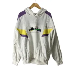エレッセ ellesse パーカー フーディ ロゴ M ホワイトのサムネイル