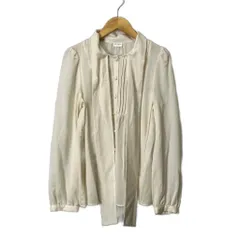 メルローズ MELROSE シャツ ブラウス ボウタイ 長袖 アイボリーのサムネイル