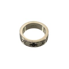 BW04 グッチ 美品 アルファベット イニシャルリングK 指輪 Lサイズ
