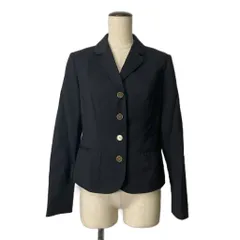 ジバンシィ GIVENCHY BOUTIQUE ブレザー テーラードジャケット 4Bジャケット 38 ブラック ■GY06のサムネイル