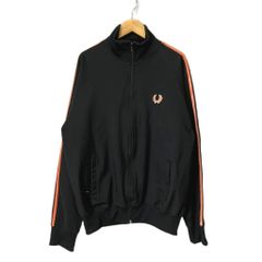 希少】90s FRED PERRY トラックジャケット ポルトガル製 オレンジ