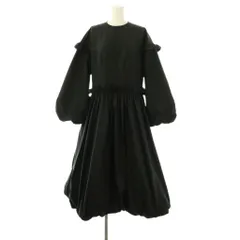 ノワールケイニノミヤ  kei ninomiya 23AW AD2023 フリルバルーンワンピース ロング 長袖 XS ブラック /HK ■OSのサムネイル