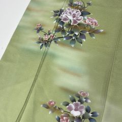 付下げ　絽　紫陽花　裾ぼかし 付下げ 絽 紫陽花 裾ぼかし - メルカリ