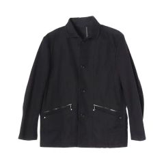 Dezert Sport コットンリネン ステッチングスタンドカラージャケット