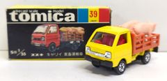 281】トミカ 黒箱 日本製 スズキ キャリイ 家畜運搬車 - メルカリ