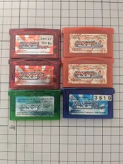ゲームボイアドバンス　ポケットモンスタールビー　サファイア　ファイアレッド　エメラルド　まとめ売り