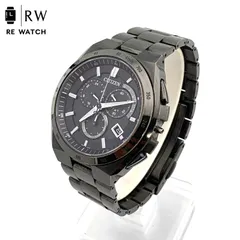 【ジャンク】CITIZEN Eco-Drive E610 電波時計 ブラック