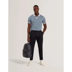 テッドベーカー メンズ トップス ポロシャツ Ted Baker Ted SS Jacquard Polo Sn61 DkBlue ブルーのサムネイル
