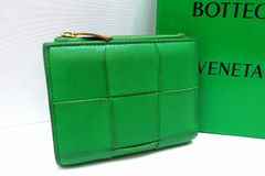 ✨未使用展示品・箱付き✨　bottega ミニ財布　カセット　イントレチャート ✨未使用展示品・箱付✨ bottega ミディアム ウォレット イントレ