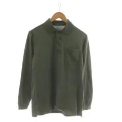 イネドオム INED HOMME ポロシャツ 長袖 S カーキ ポケット /RR ■GY99のサムネイル
