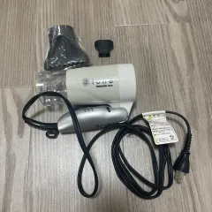【230892】TESCOM テスコム  ヘアードライヤー　マイナスイオン　国内・海外両用　プラグ・ノズル付属　動作確認済み BID31 ホワイト/シルバー